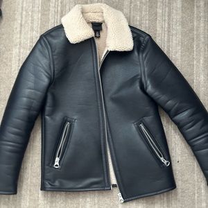 H&M Sherpa Leather Jacket Men’s